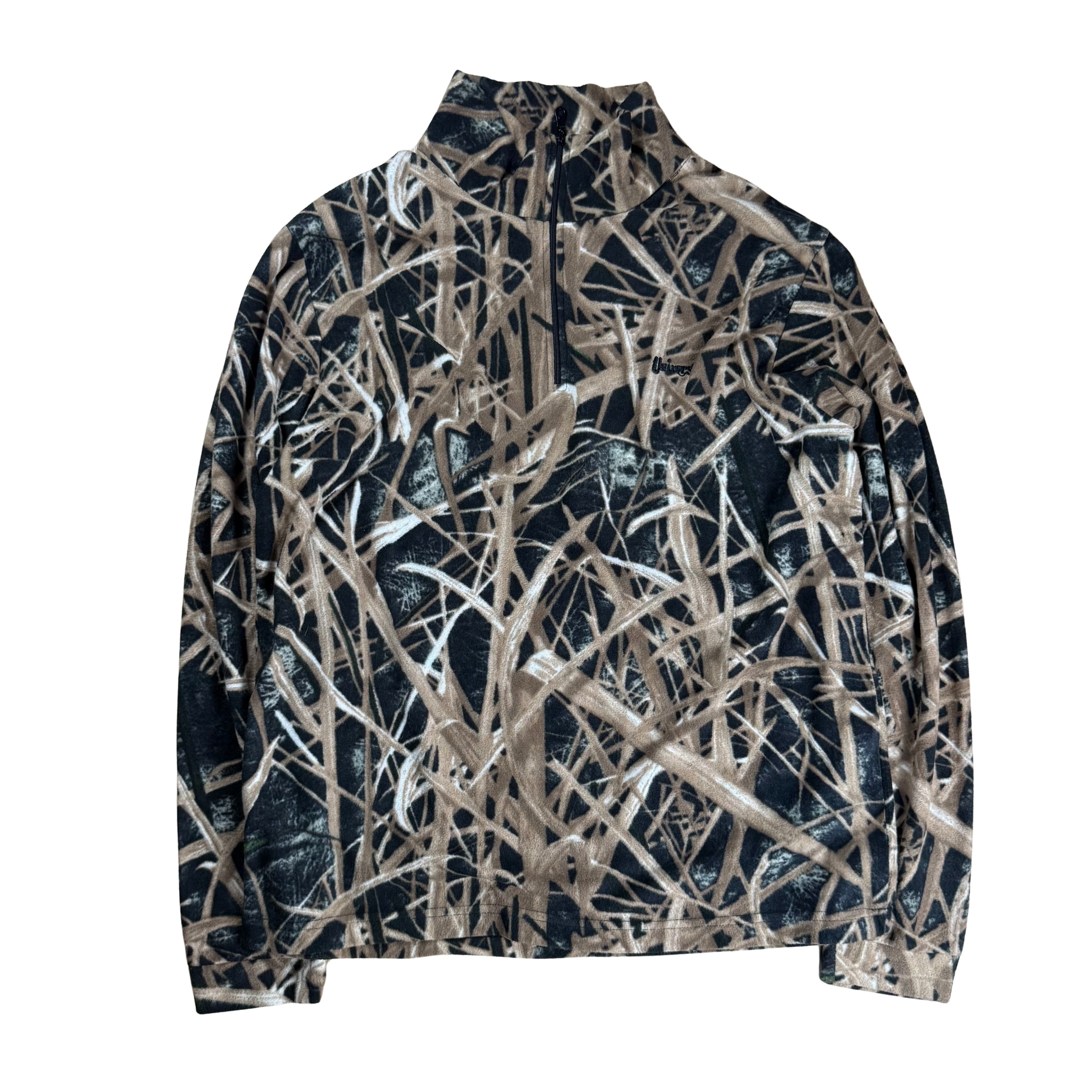 Vintage Fleece Camo Halfzip - XL