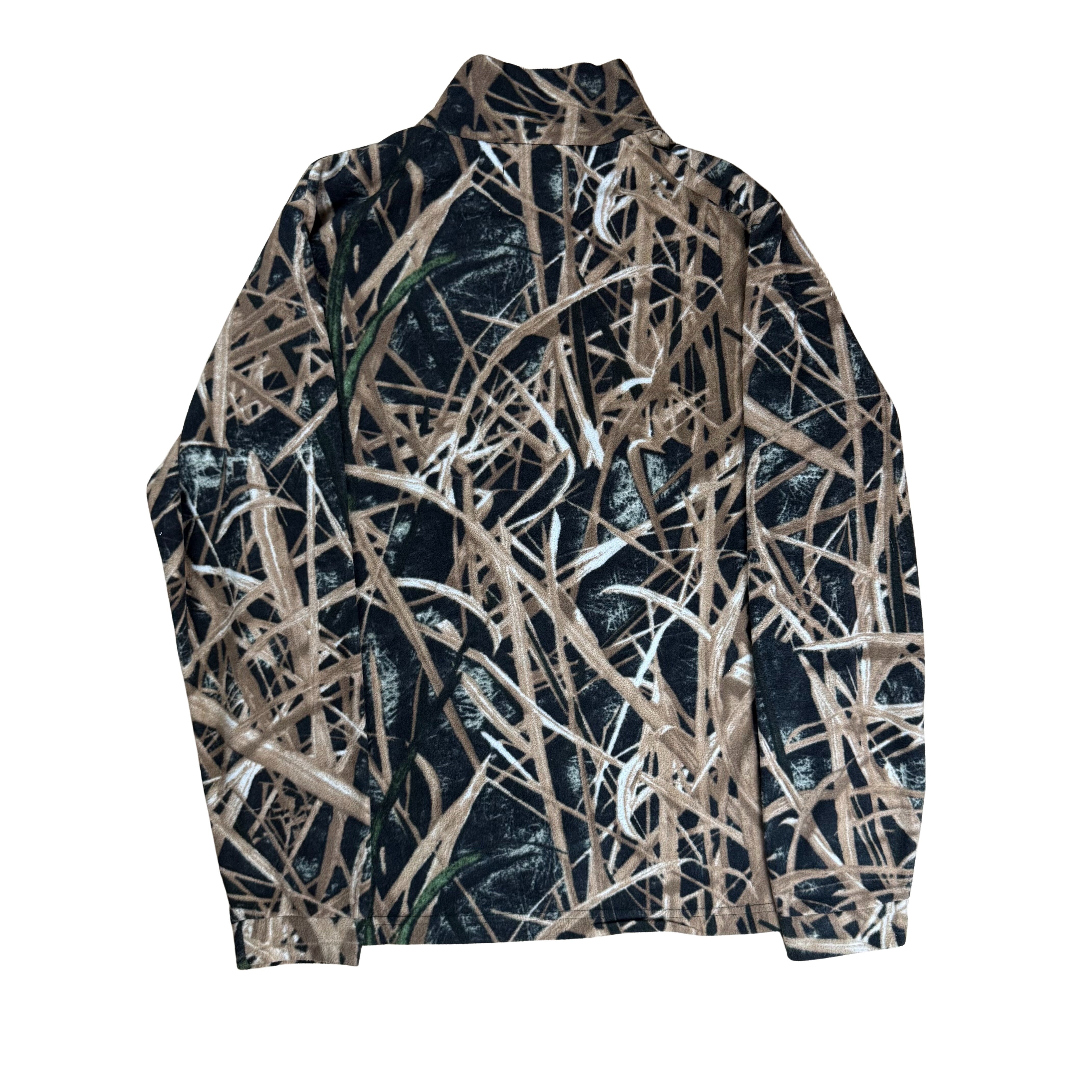 Vintage Fleece Camo Halfzip - XL