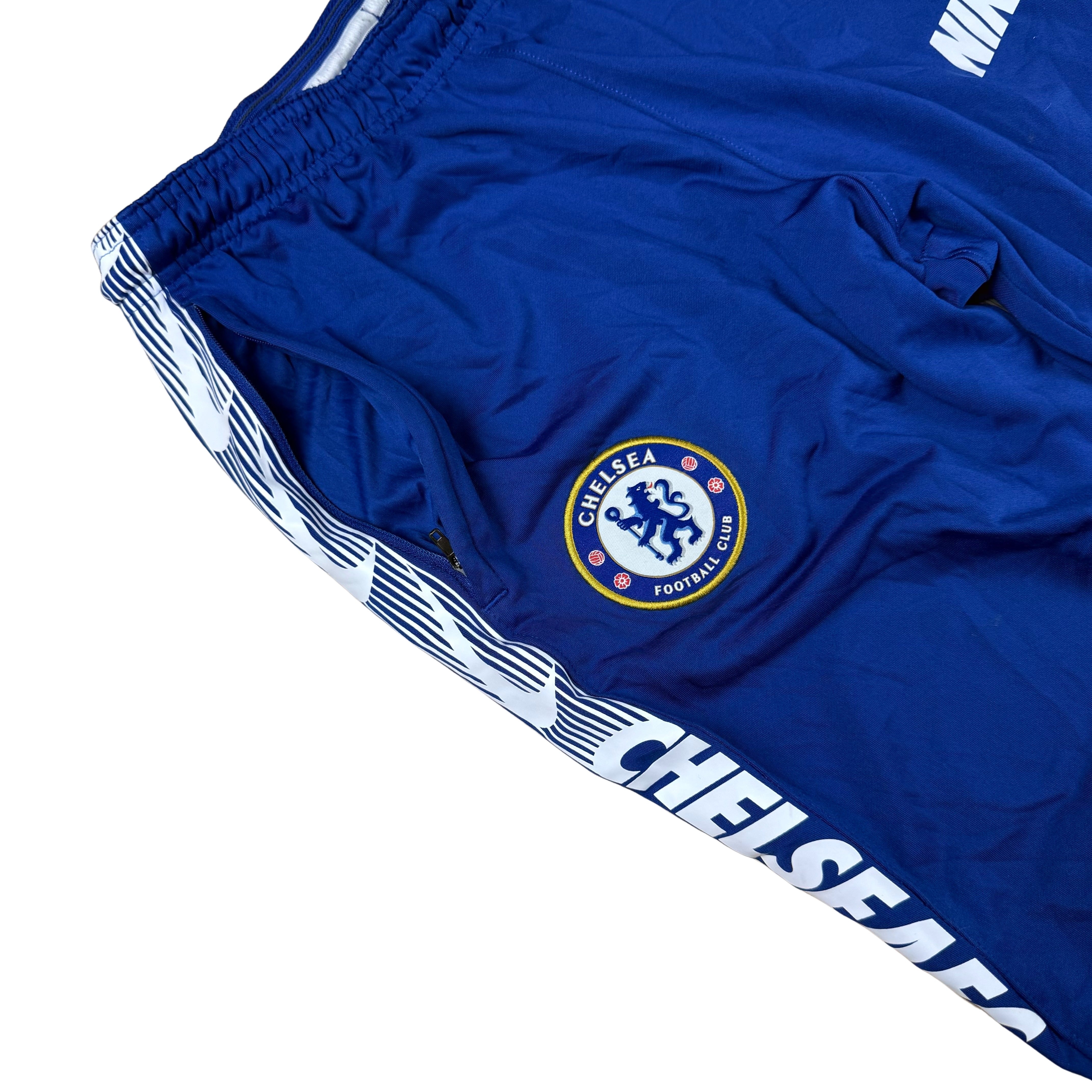 Vintage Nike Trackpants Football Chelsea - S