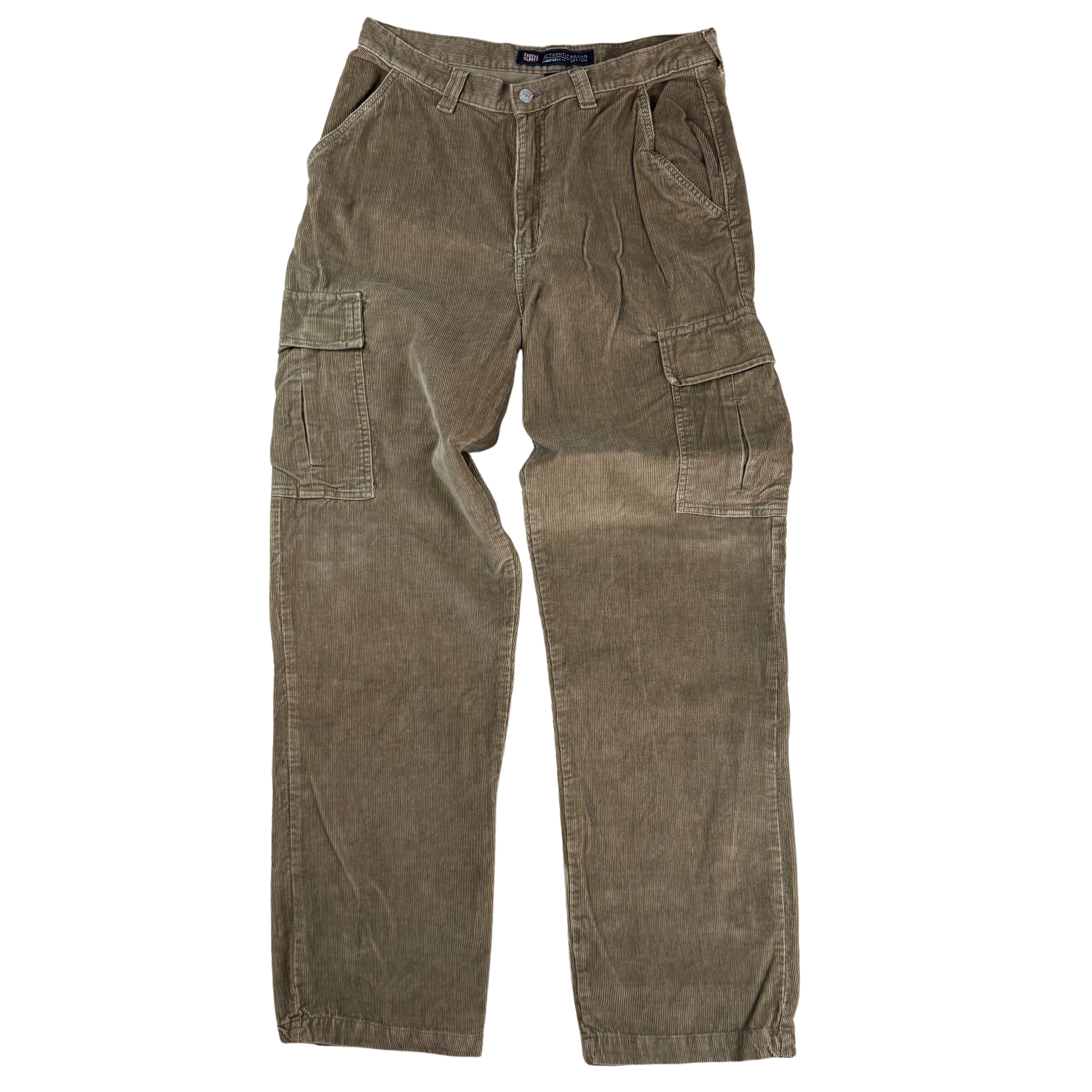 Vintage Cord Cargo Hose - 34/34