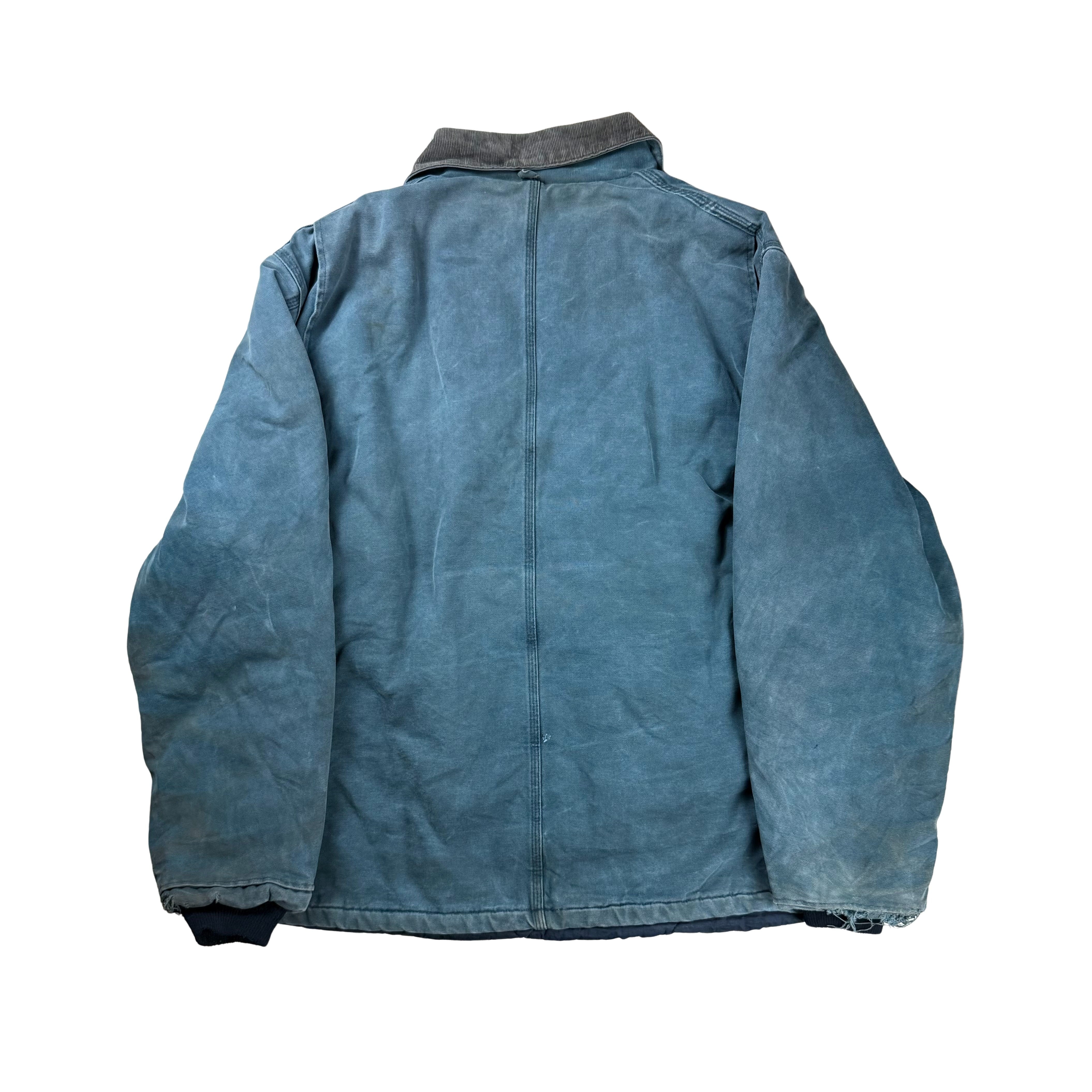 Vintage Carhartt Chore Jacket 90s Faded - XL