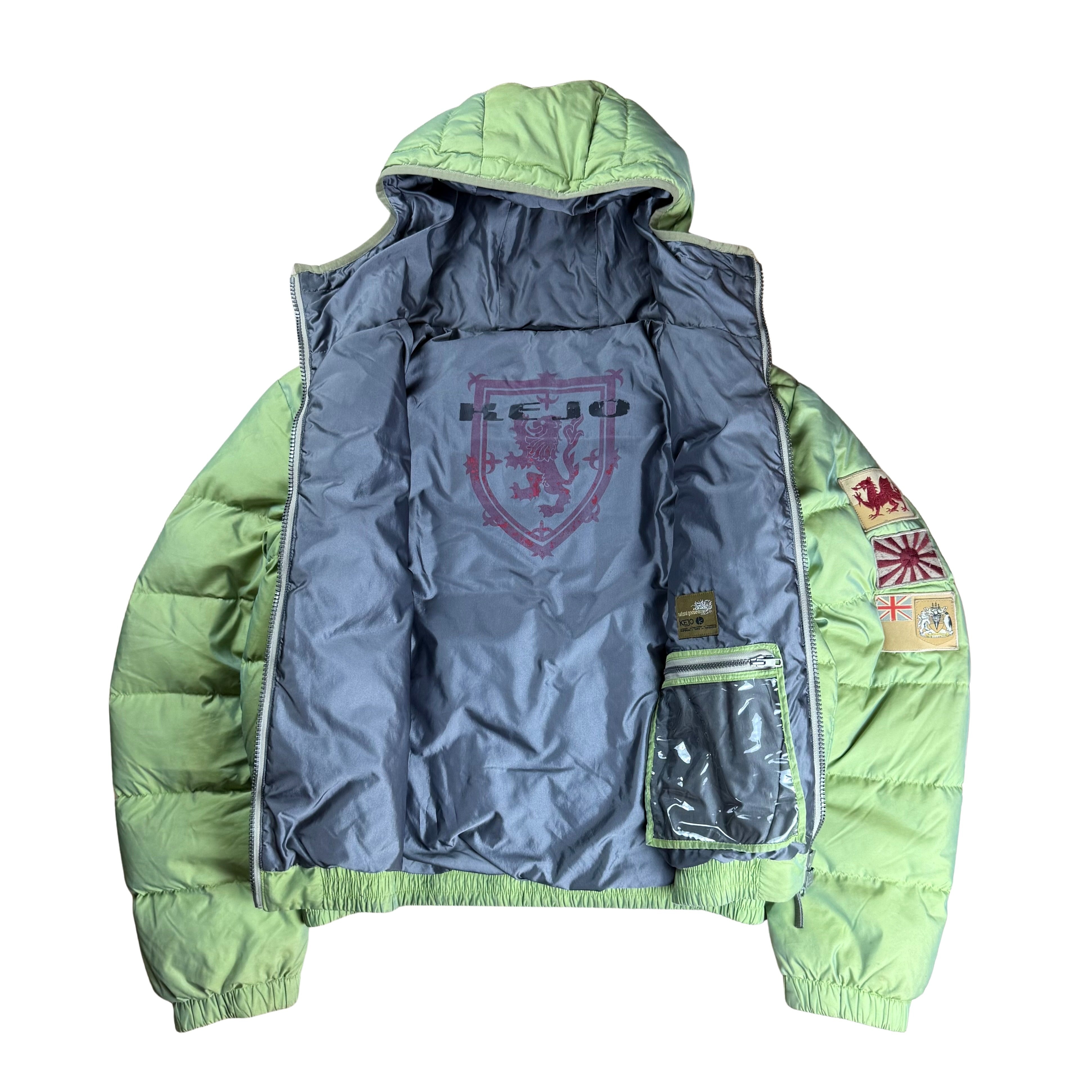 Vintage Kejo Y2K Daunen Pufferjacket - XL