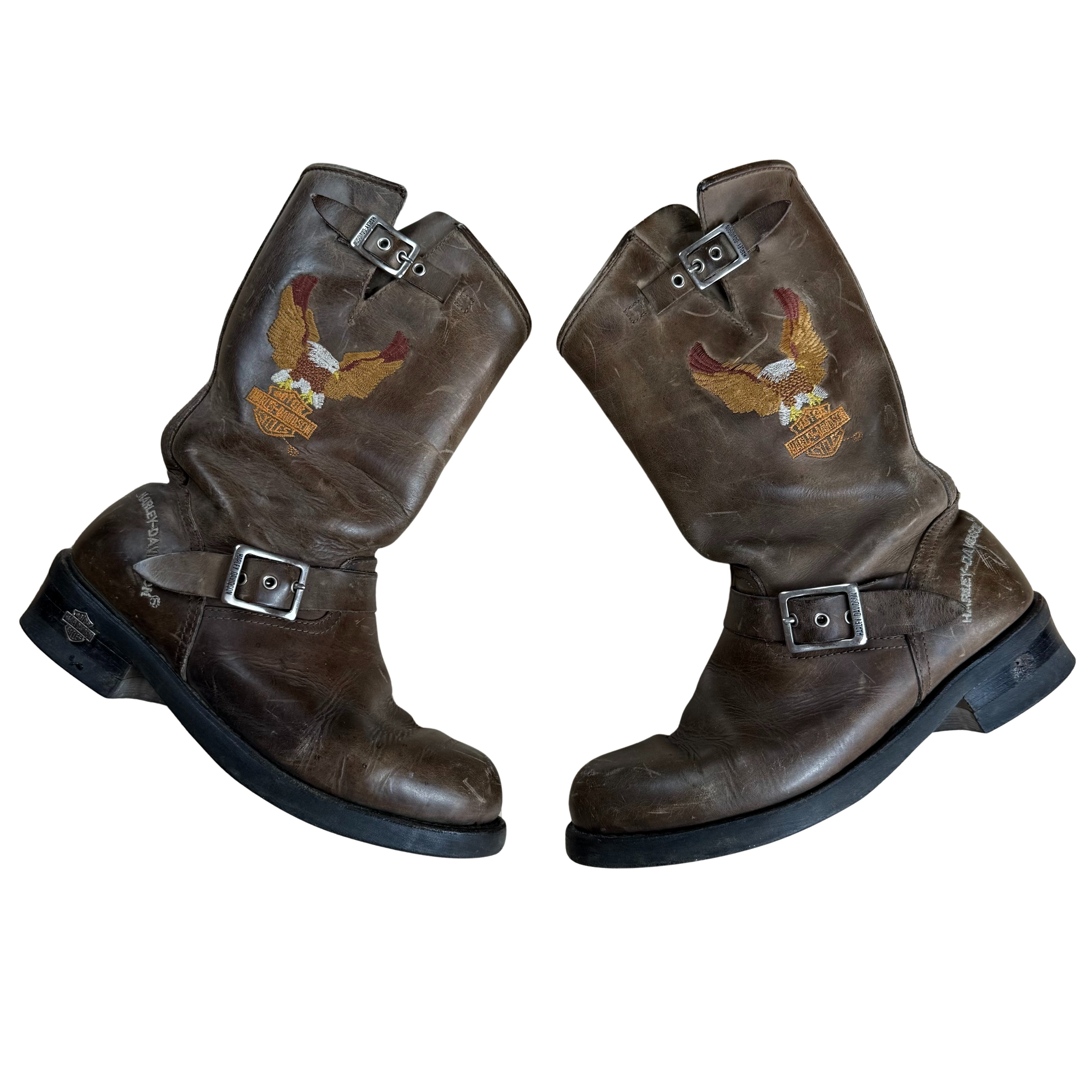 Vintage Harley Davidson Leder Boots - 41