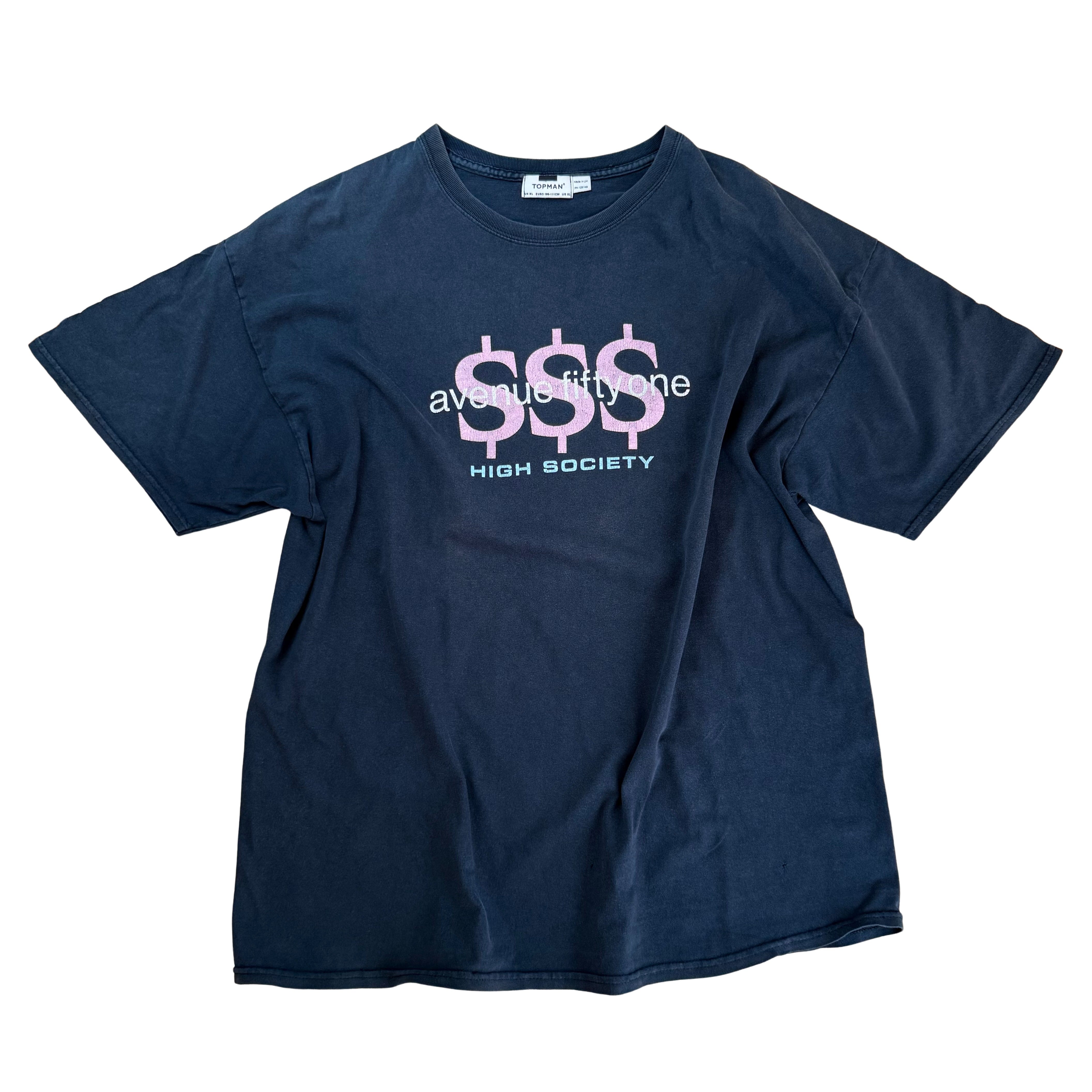 Vintage Topman Washed T-Shirt  - XL