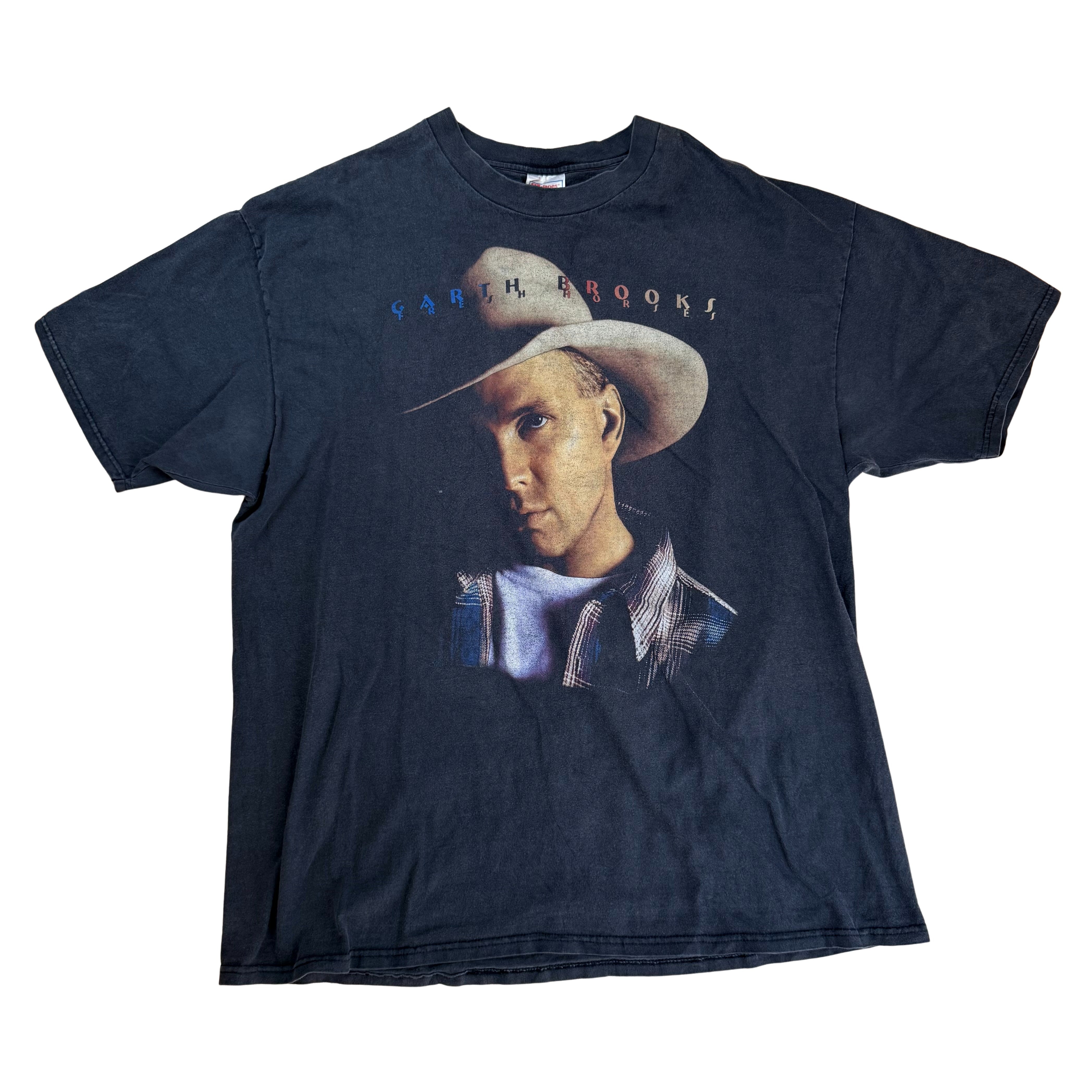 Vintage Garth Brooks 90s American Country Singer T-Shirt  - XXL
