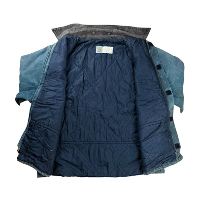Vintage Carhartt Chore Jacket 90s Faded  - XL
