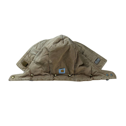 Vintage Carhartt Chore Jacket Hooded 90s Faded  - L