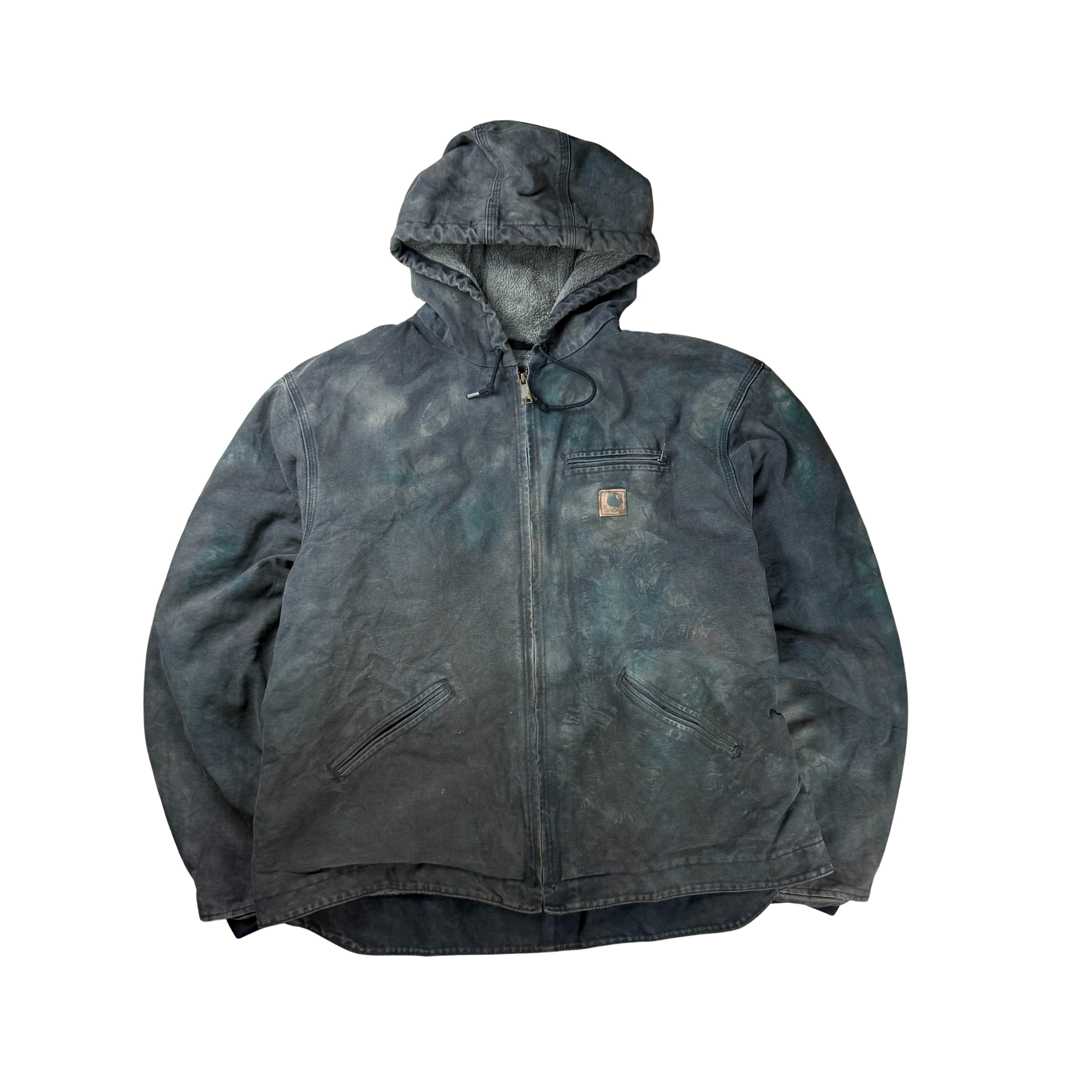 Vintage Carhartt Active Sherpa Jacket 90s Faded  - XXL (Fits XL)