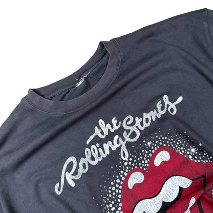 Vintage 90s Rolling Stones Washed Gray T-Shirt  - XL