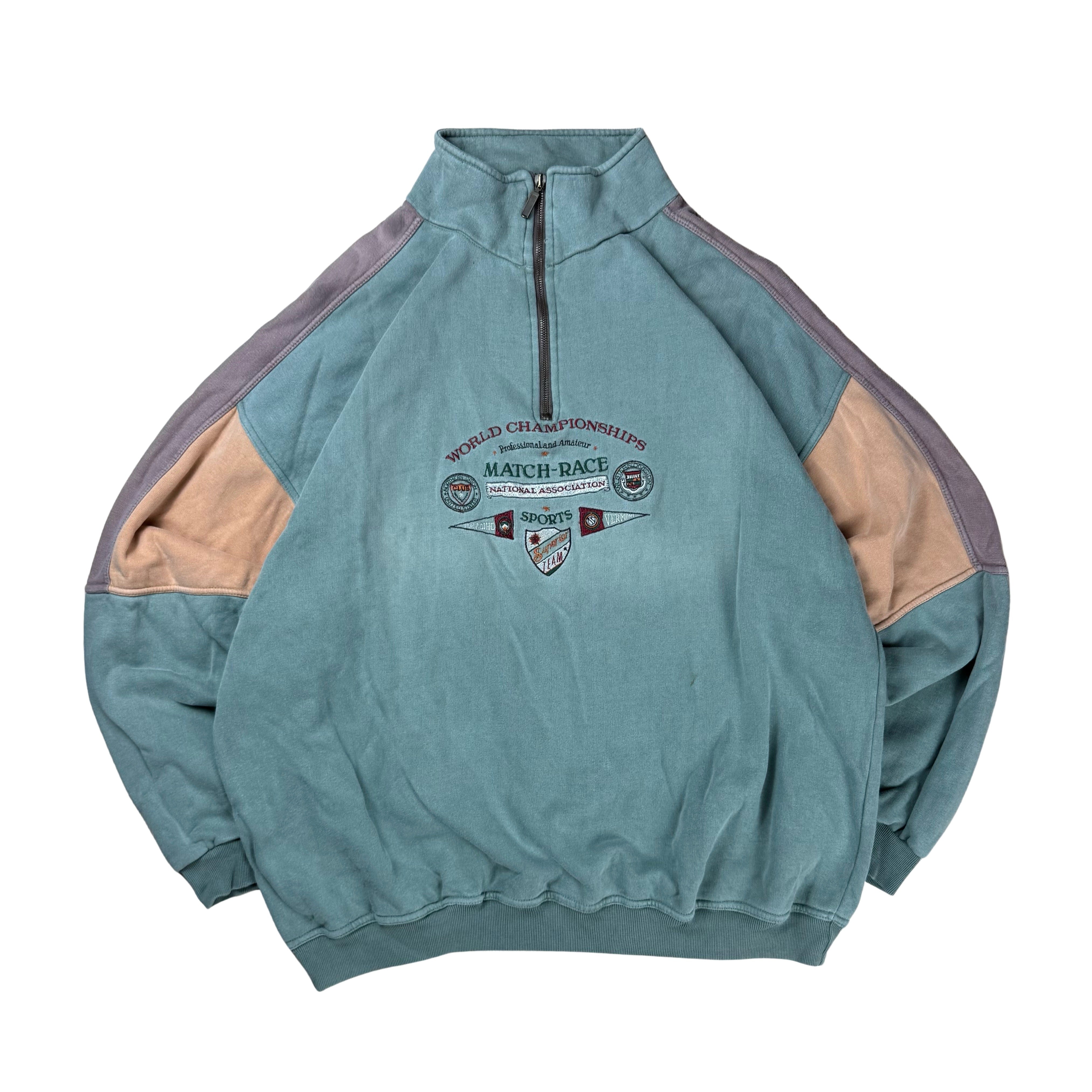 Vintage 90s American Place Halfzip  - XL