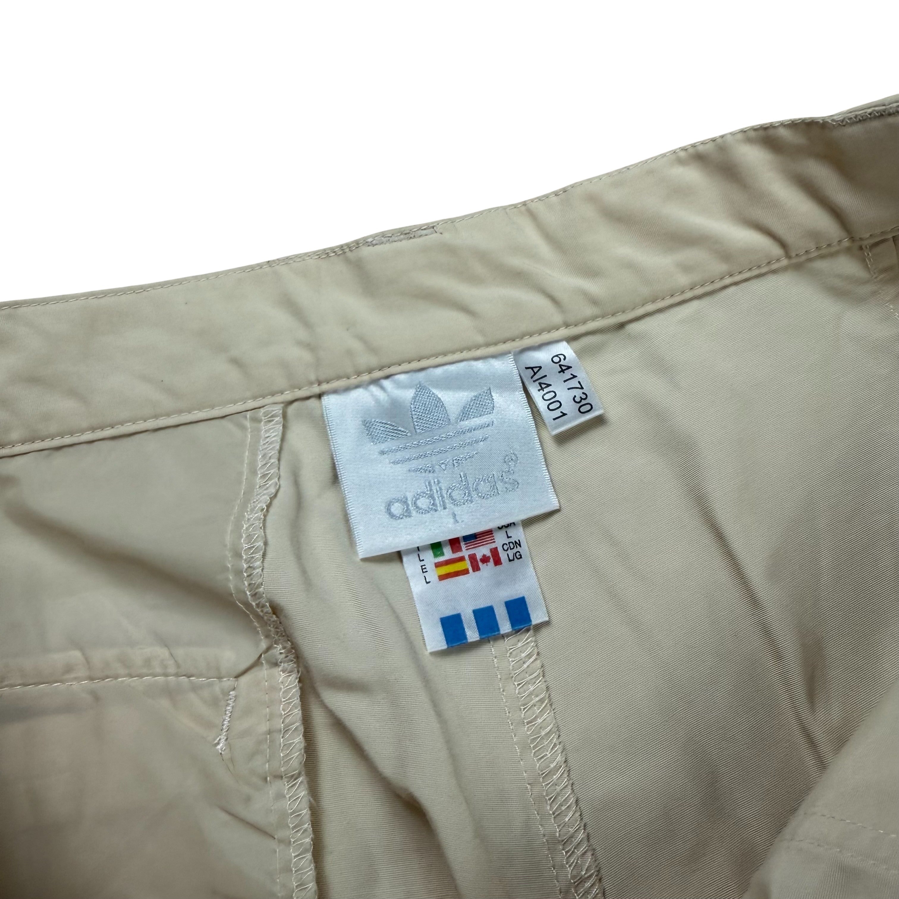 Vintage 80s Adidas Cargo Shorts  - L